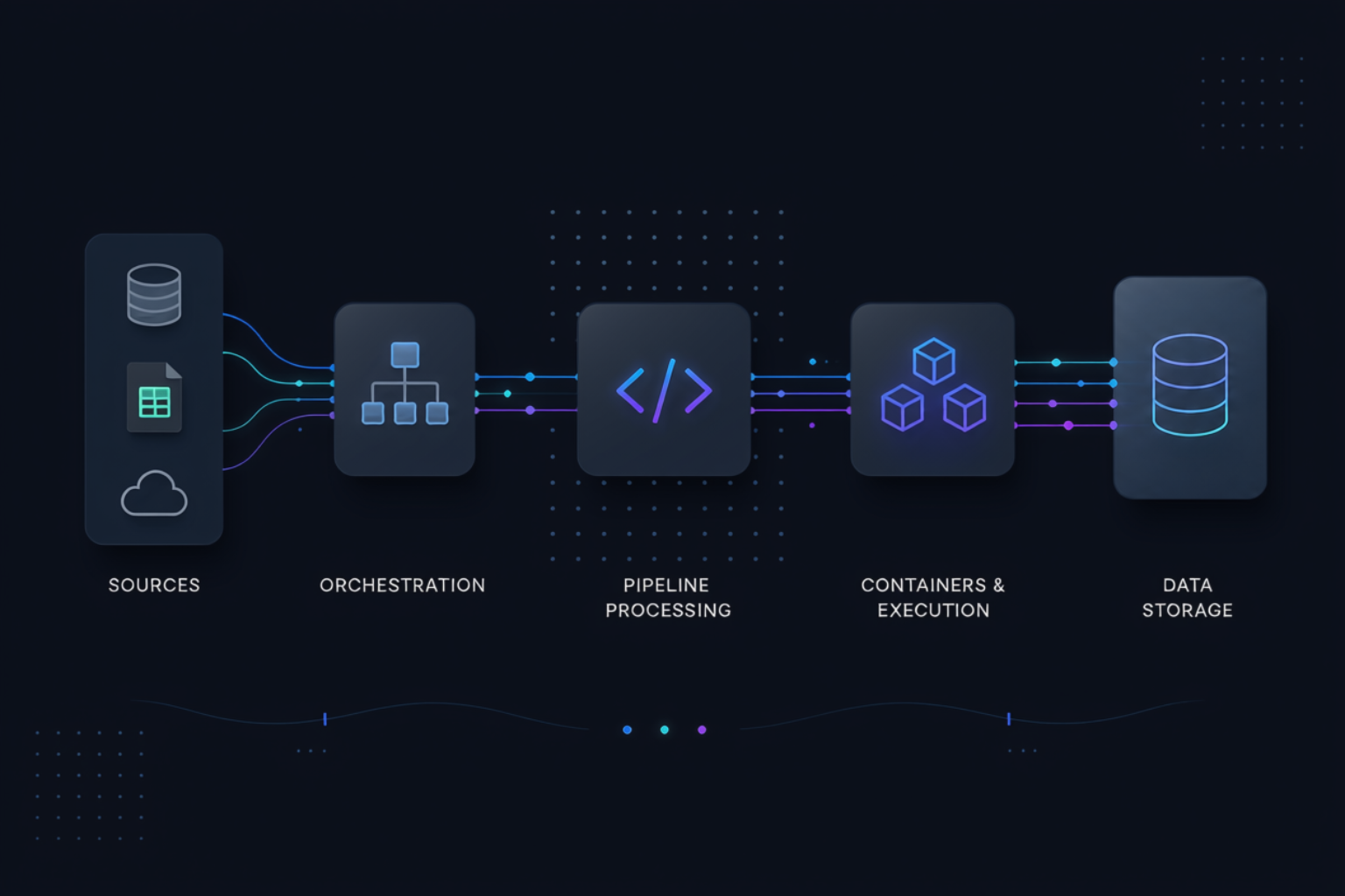 Illustrative dark data platform architecture